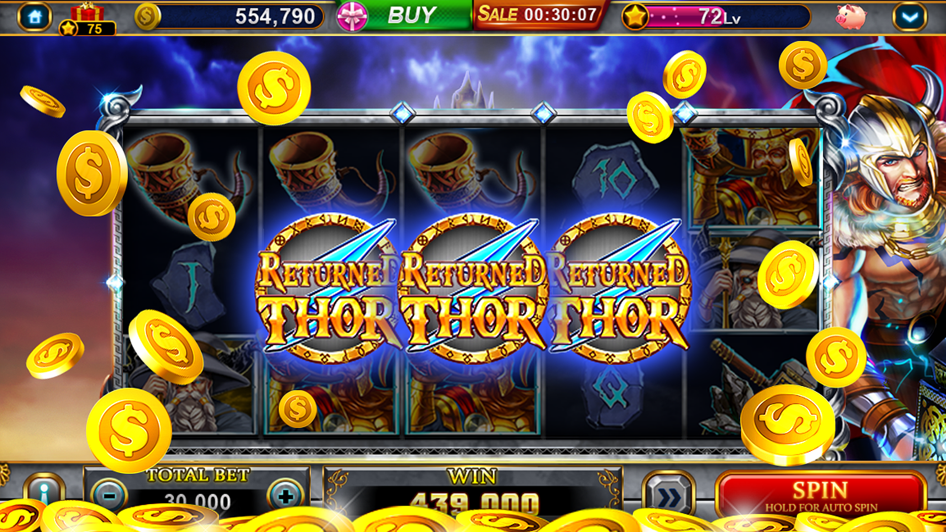 Billionaire Casino: Trúng Jackpot thả ga, không lo về giá! (Ảnh chụp màn hình 1)
